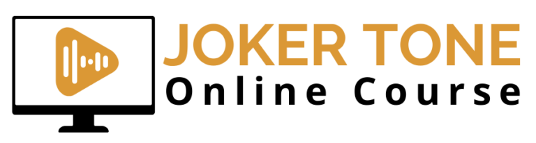 Joker Tone Course - Logo with monitor