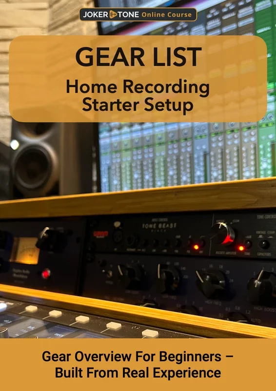 Gearlist - Home Recording Starter Setup COVER